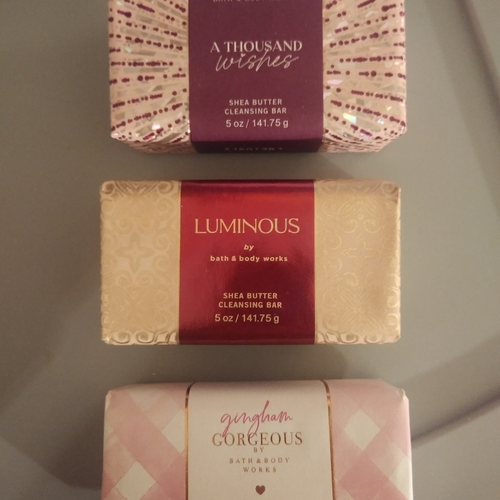 Huge Lot New Limited Edition HTF BBW Shea Butter Jumbo Bar Soaps - Picture 4 of 8
